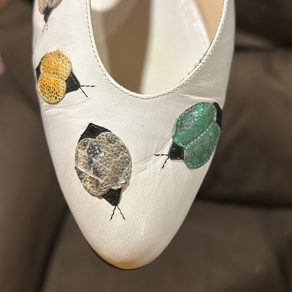 Lanzoni & B vintage kitten heel shoes size 42 - Picture 10 of 12